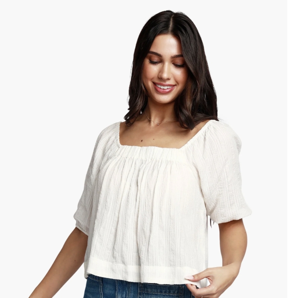 Able Amanda Swing Top in Antique White